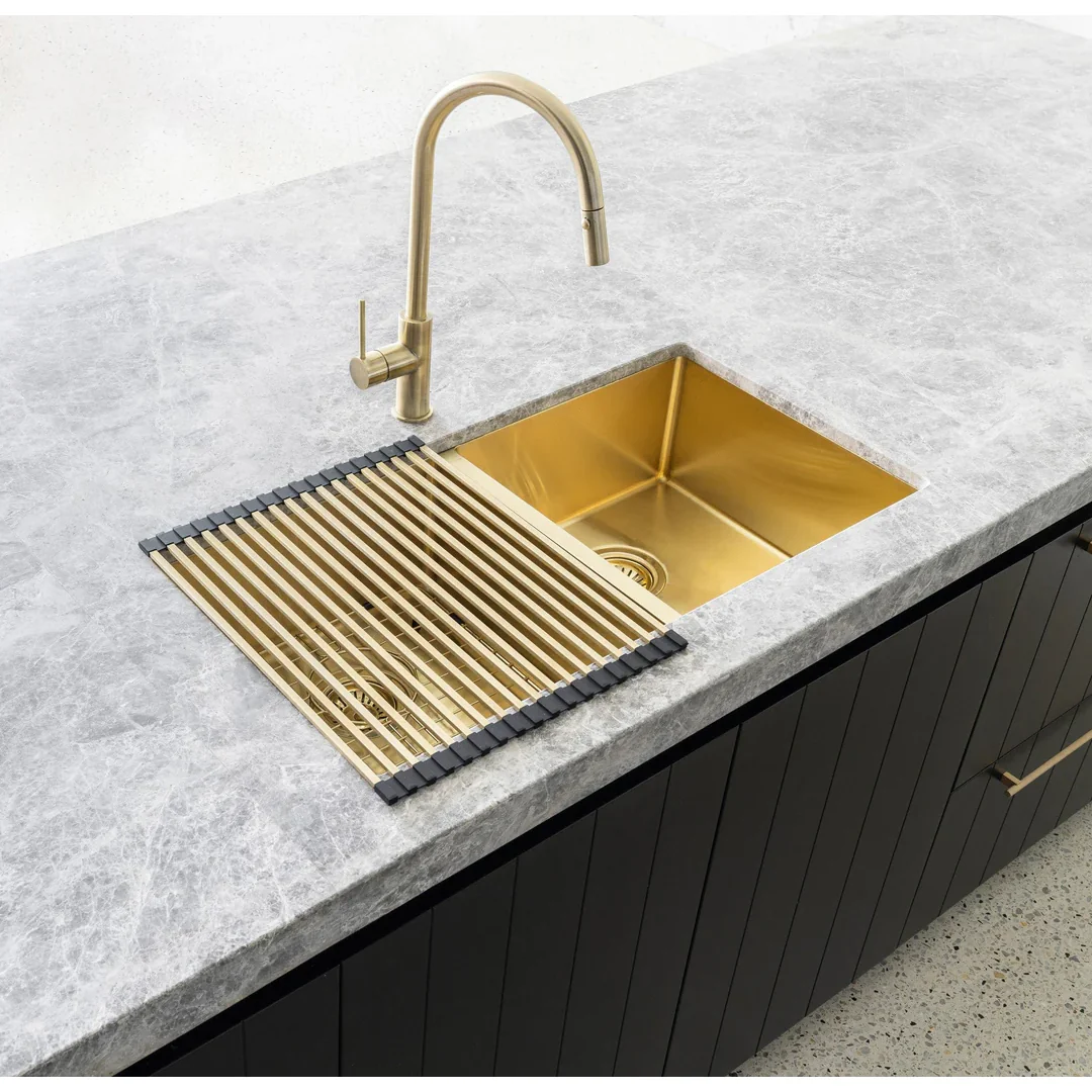 Meir Lavello Stainless Steel Rolling Mat Protector Tiger Bronze Rm-01-Pvdbb - Image 3