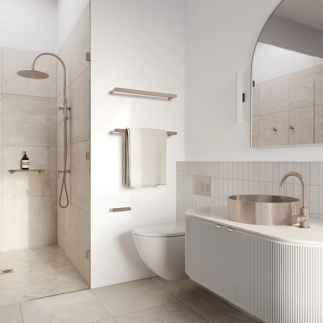 Meir Meir Sigma 21 Dual Flush Plates For Geberit Champagne - Image 3
