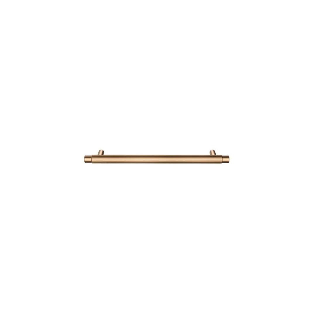Meir Oppen Round Pull 200mm Cabinet Handle (Linear) Lustre Bronze - Image 3