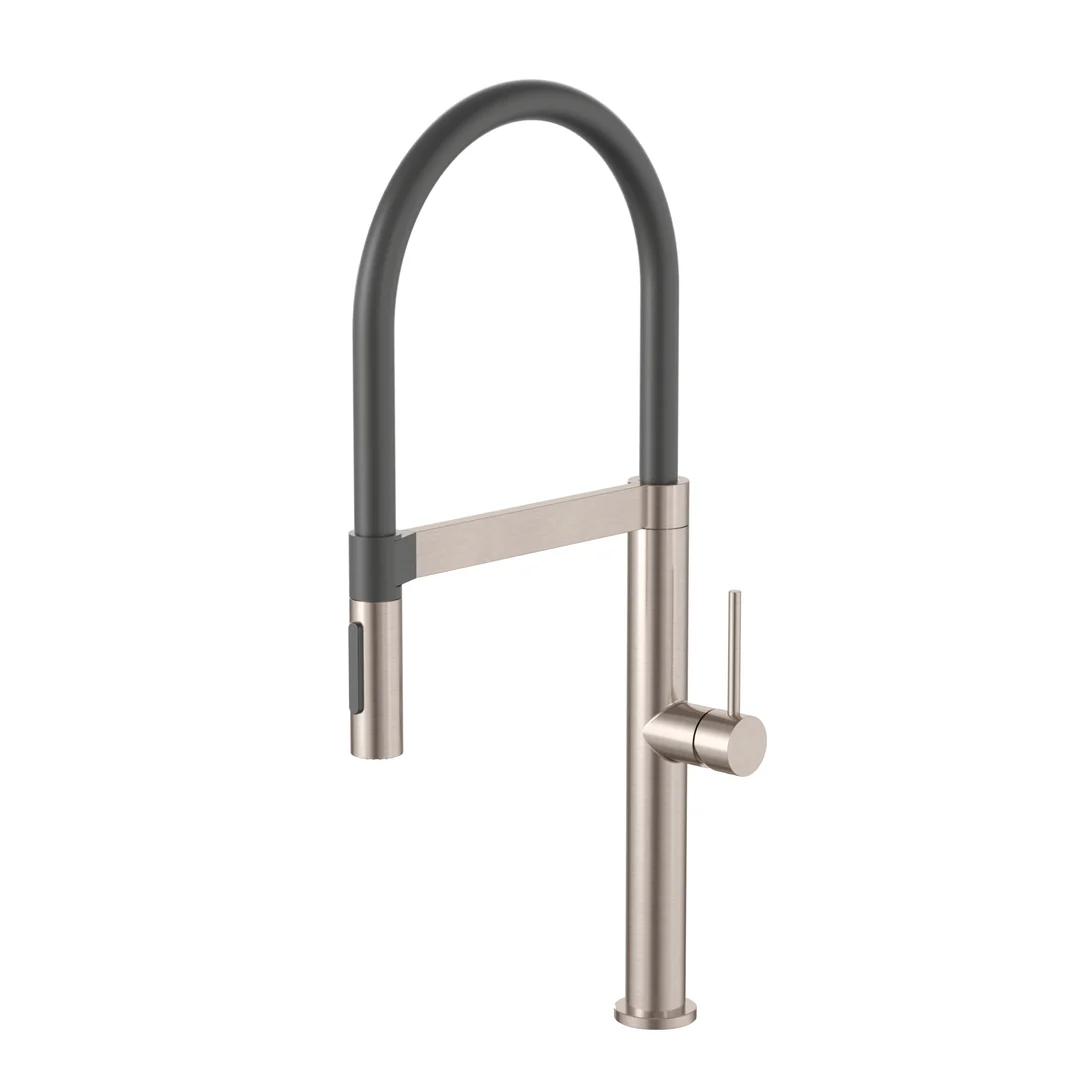 Meir Pull Down Kitchen Mixer With Magnetic Dock Champagne Mk19-Ch
