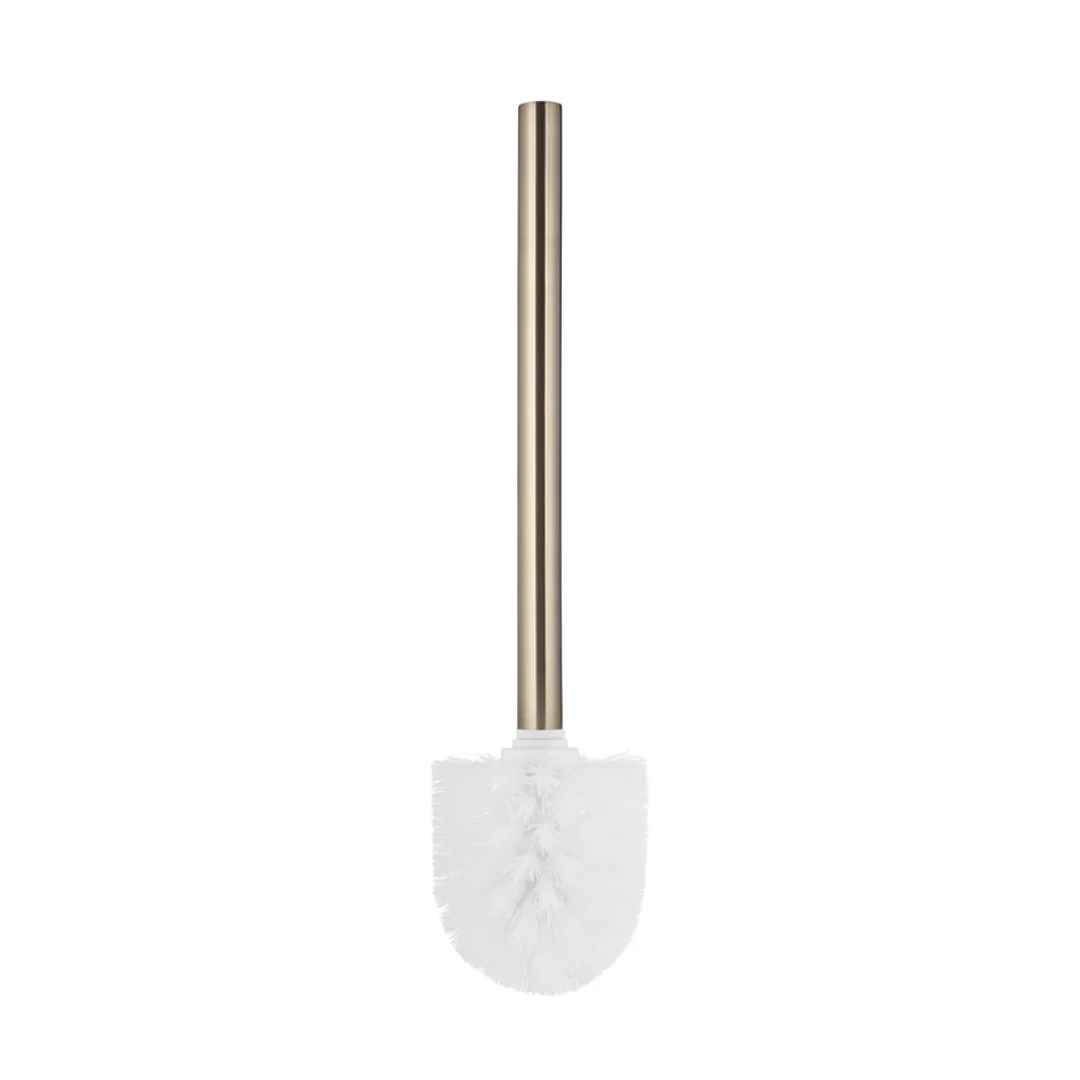 Meir Round Champagne Toilet Brush And Holder - Image 4