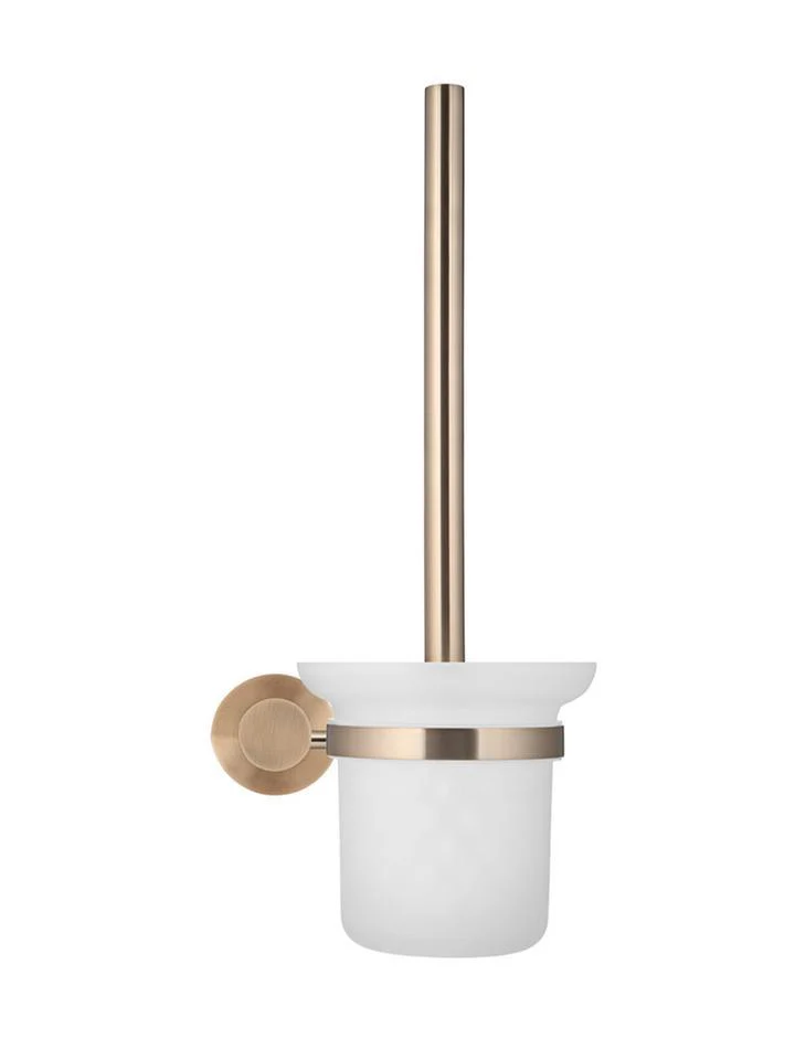 Meir Round Champagne Toilet Brush And Holder - Image 6