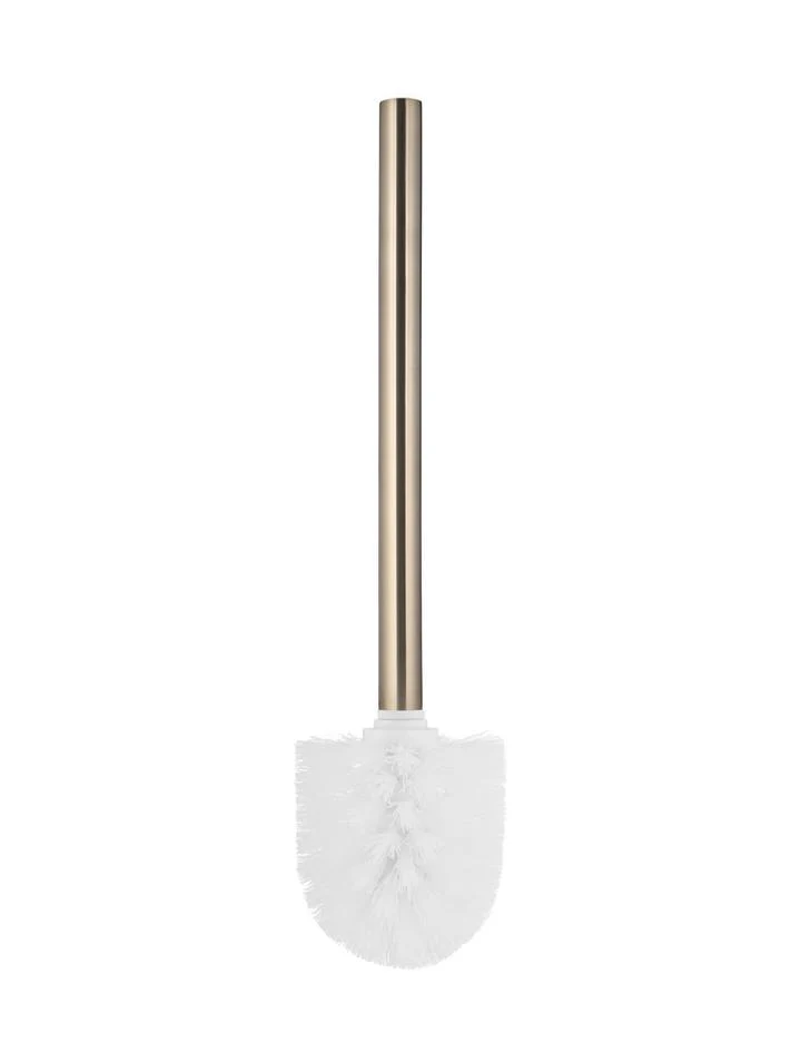 Meir Round Champagne Toilet Brush And Holder - Image 7