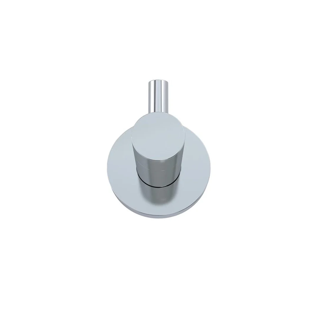Meir Round Chrome Robe Hook - Image 3