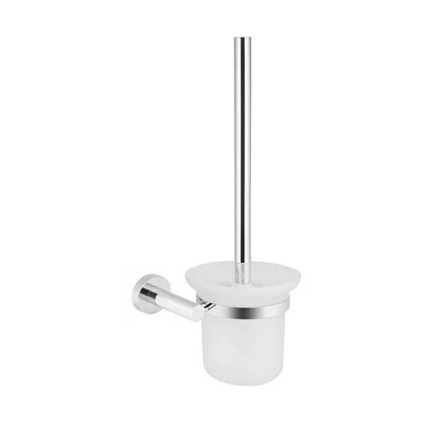 Meir Round Chrome Toilet Brush And Holder - Image 5