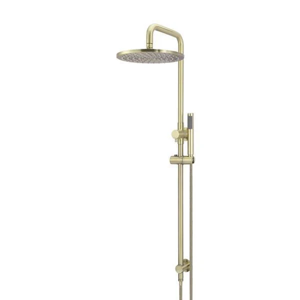Meir Round Combination Shower Rail 300mm Rose & Hand Shower - Tiger Bronze - Image 3