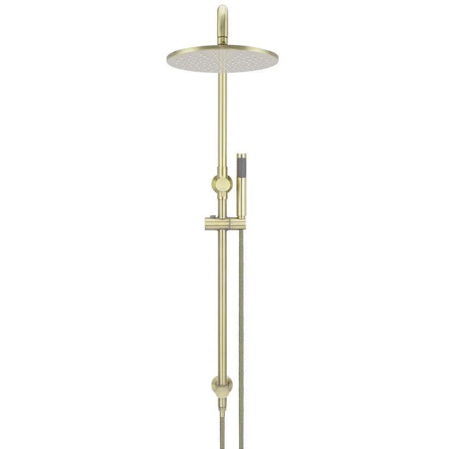 Meir Round Combination Shower Rail 300mm Rose & Hand Shower - Tiger Bronze - Image 9