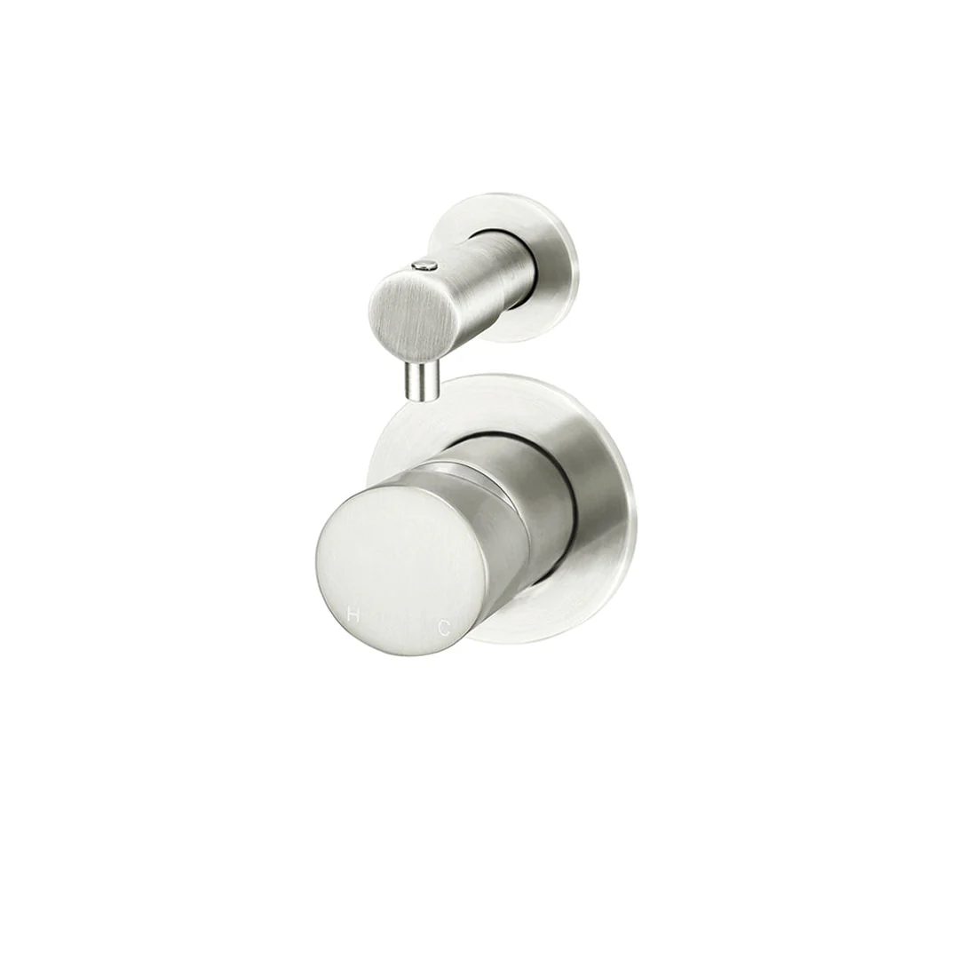 Meir Round Diverter Mixer Pinless Handle Finish Kit Brushed Nickel - Image 3