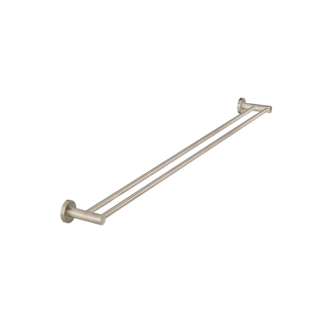 Meir Round Double Towel Rail 600Mm Champagne - Image 2