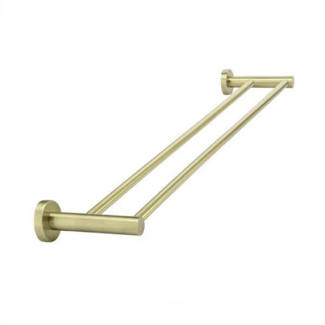 Meir Round Double Towel Rail 600Mm Tiger Bronze - Image 2