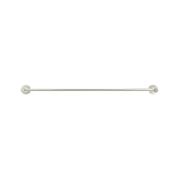 Meir Round Double Towel Rail 600mm Brushed Nickel - Image 4