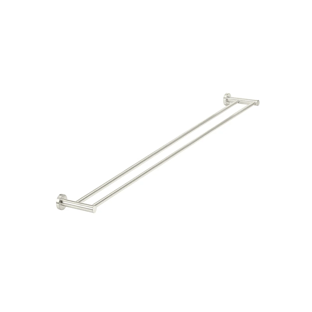Meir Round Double Towel Rail 900Mm Brushed Nickel