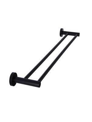 Meir Round Double Towel Rail 900Mm Matte Black - Image 5