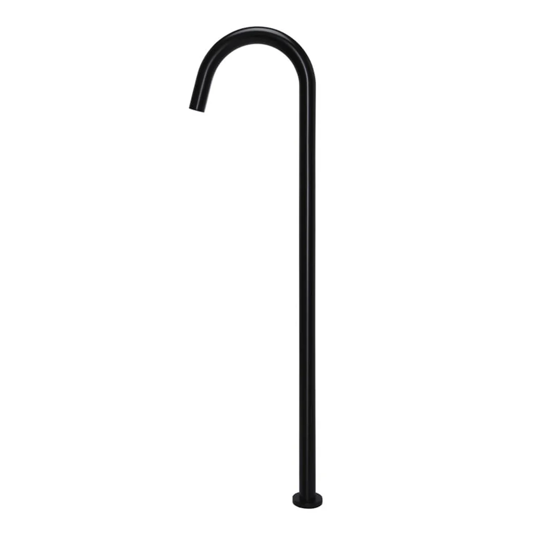 Meir Round Freestanding Bath Spout Matte Black - Image 5