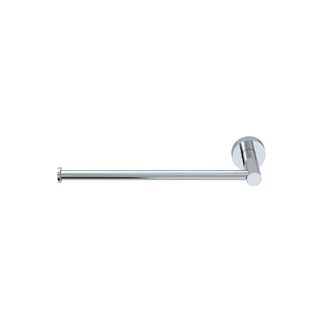Meir Round Guest Towel Rail Polished Chrome - Image 5