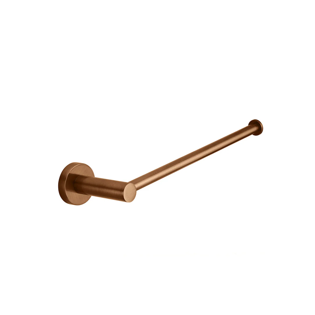 Meir Round Guest Towel Rail Lustre Bronze