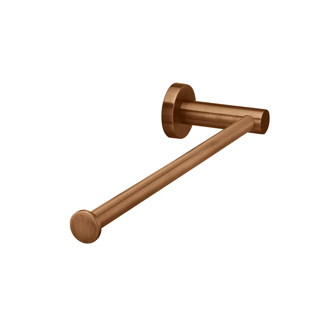 Meir Round Guest Towel Rail Lustre Bronze - Image 4