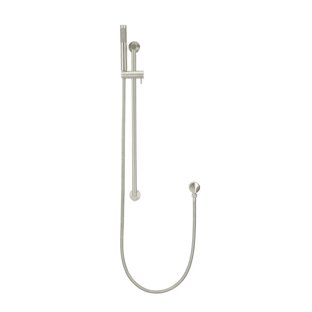 Meir Round Hand Shower On Rail Column Brushed Nickel - Image 4