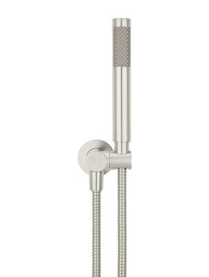Meir Round Hand Shower On Swivel Bracket Brushed Nickel - Image 4