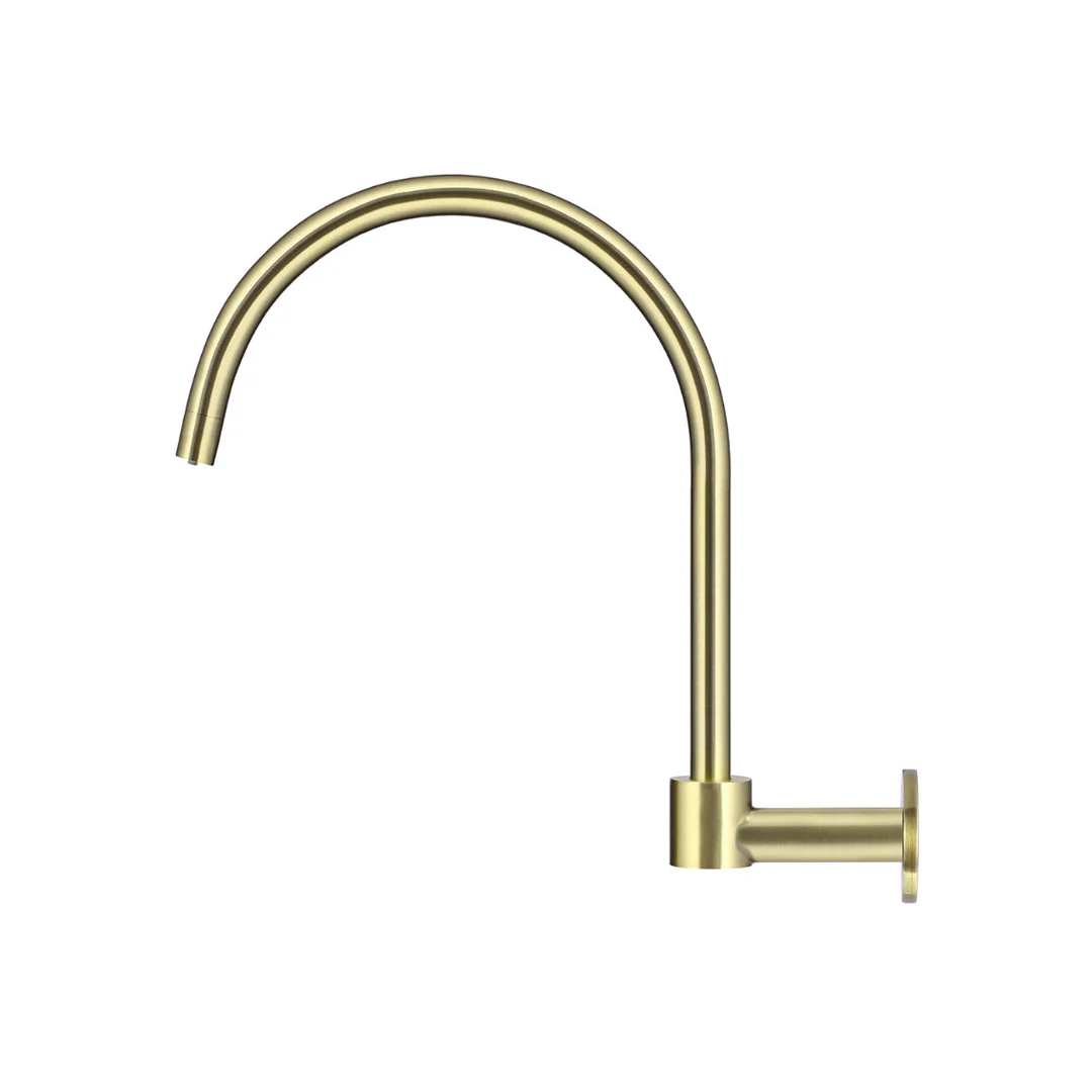 Meir Round High Rise Swivel Wall Spout Lustre Bronze - Image 3