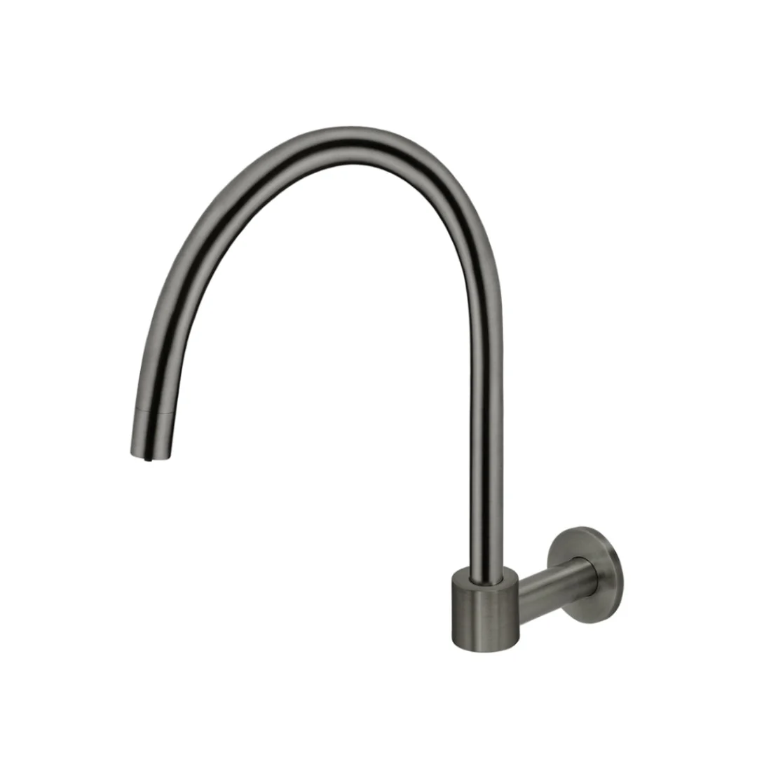 Meir Round High Rise Swivel Wall Spout Shadow