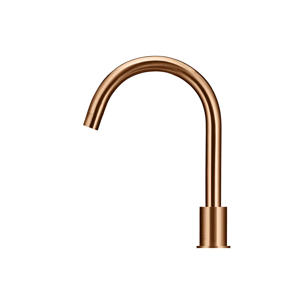 Meir Round Hob Mounted Swivel Spout Lustre Bronze
