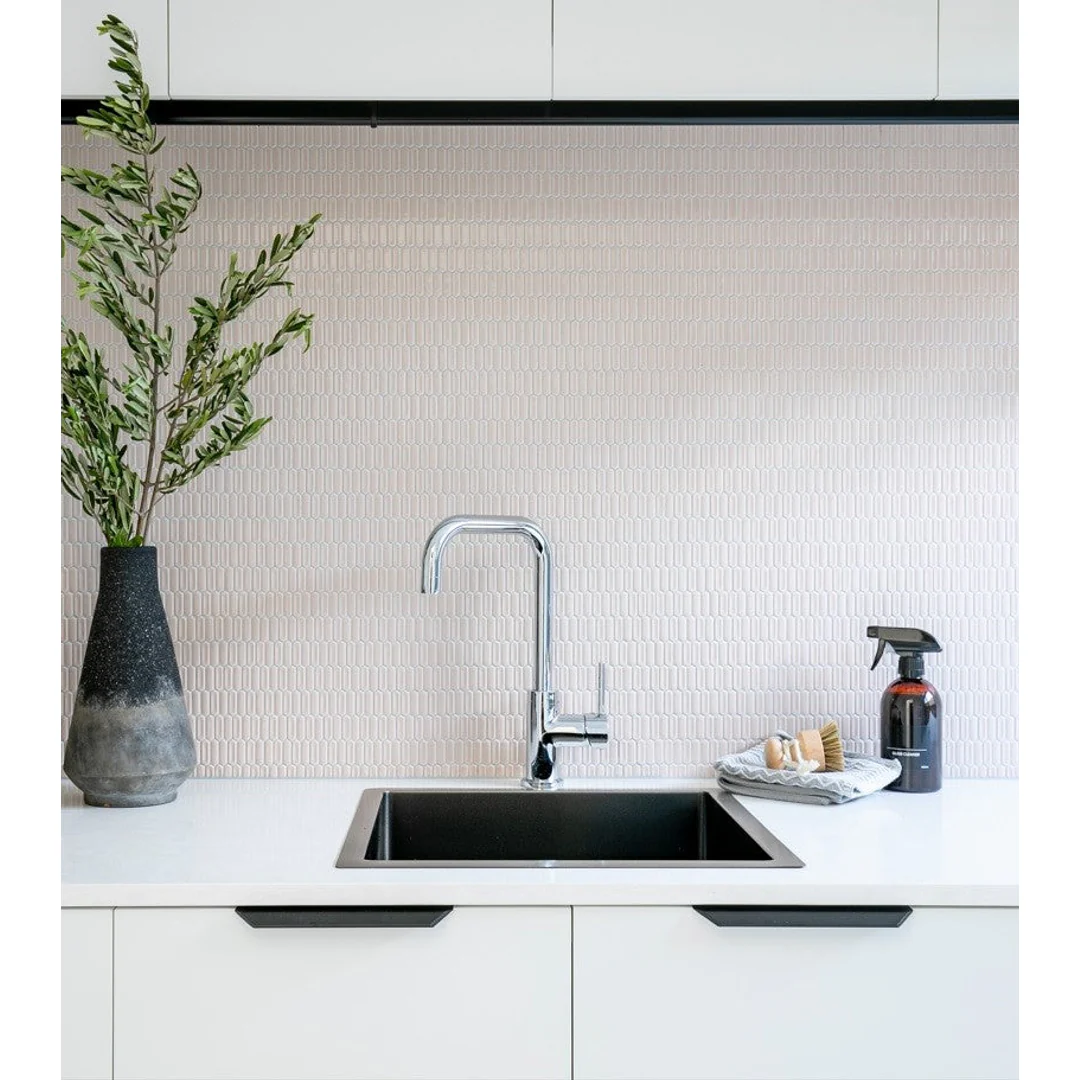 Meir Round Kitchen Mixer Tap Polished Chrome - Image 6