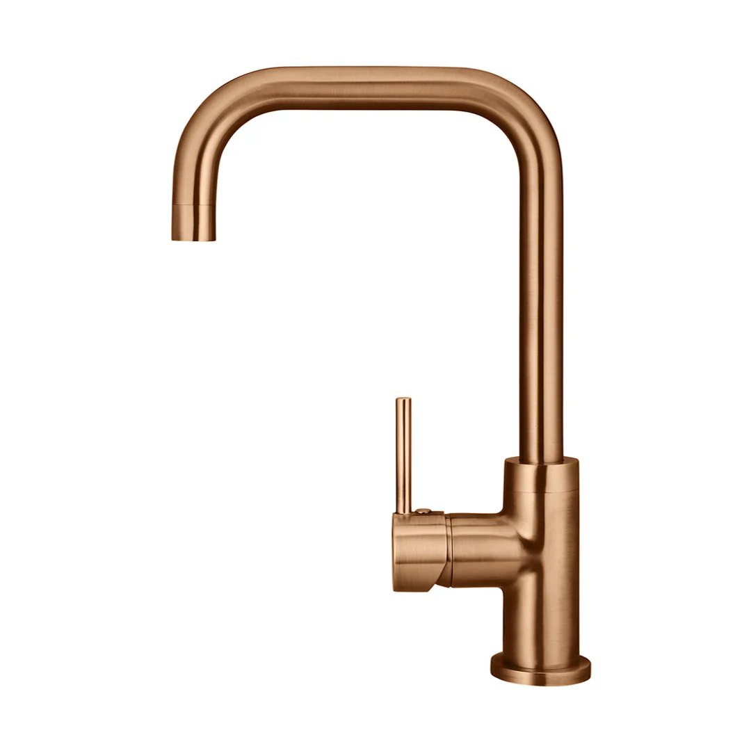 Meir Round Kitchen Mixer Tap Lustre Bronze - Image 3