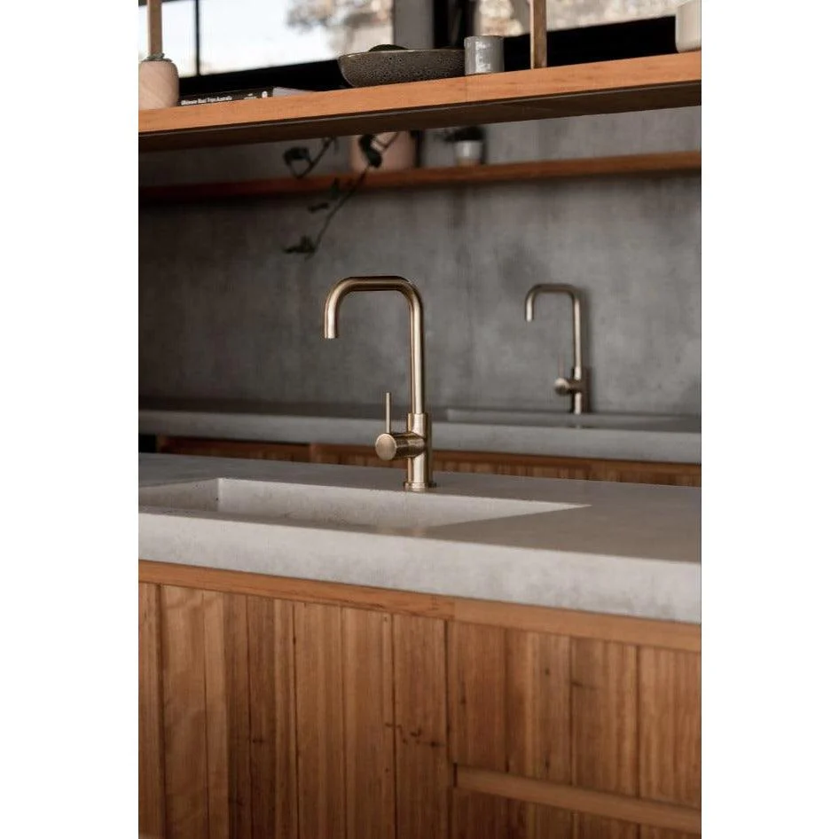 Meir Round Kitchen Mixer Tap Tiger Bronze - Image 12
