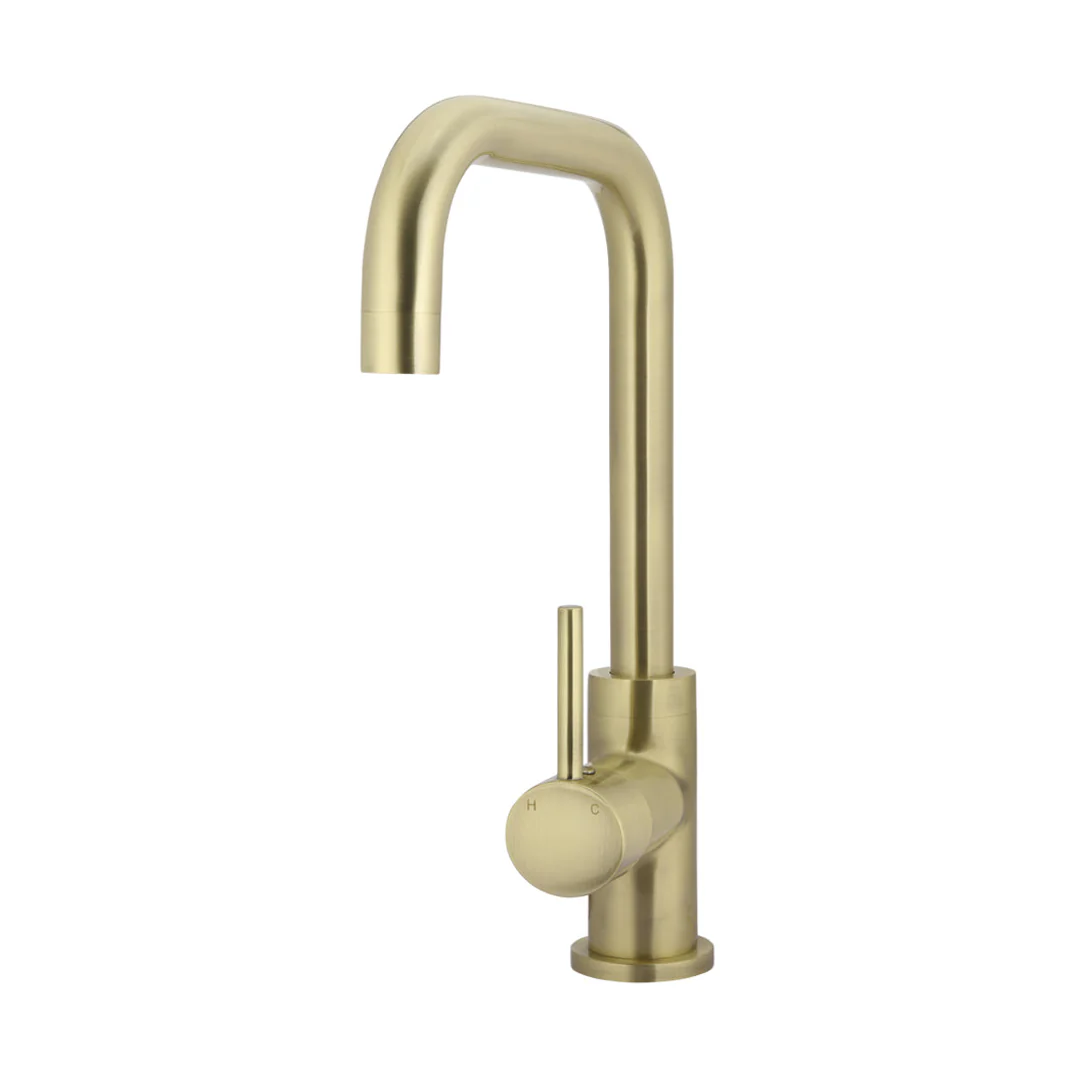 Meir Round Kitchen Mixer Tap Tiger Bronze - Image 2