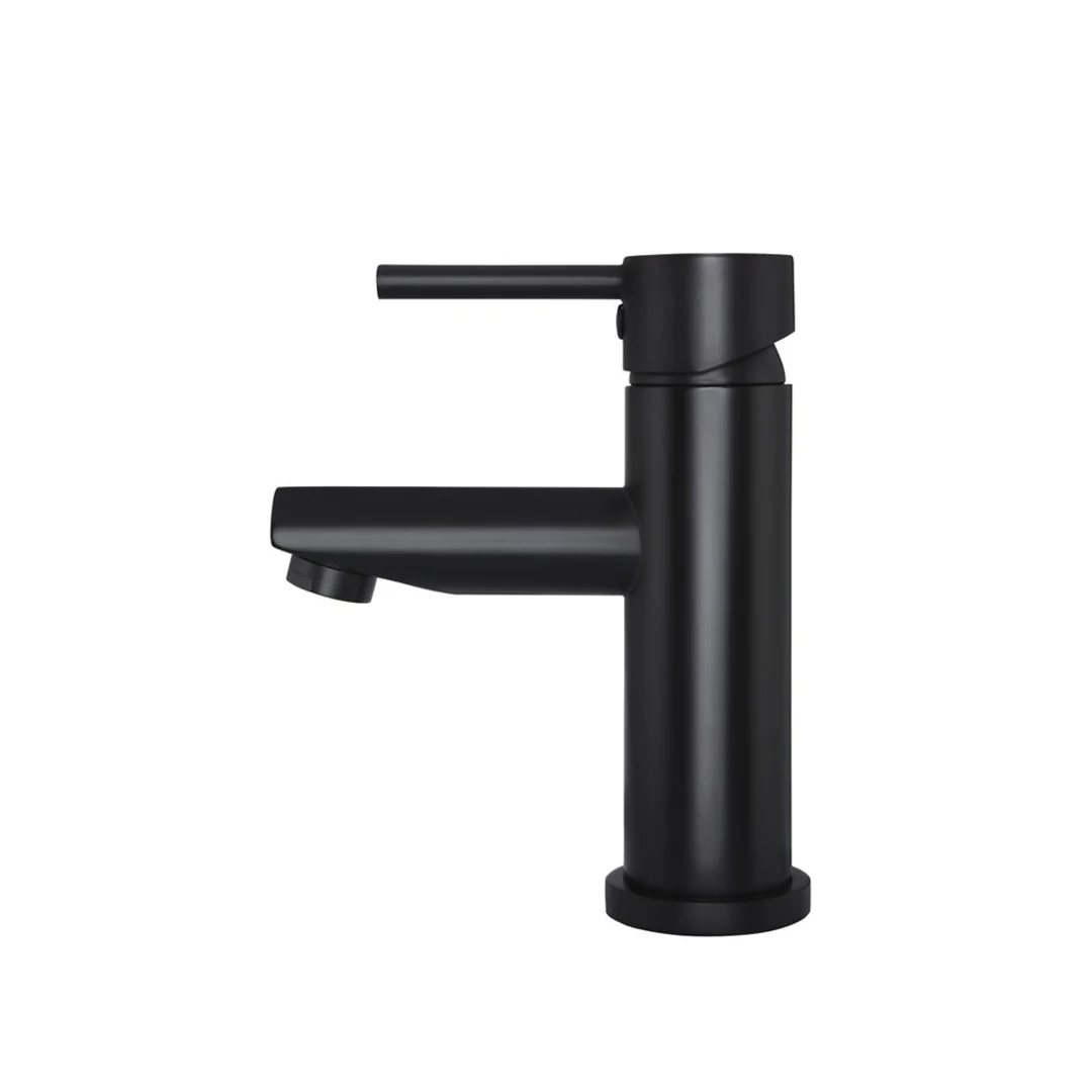 Meir Round Basin Mixer Matte Black - Image 4