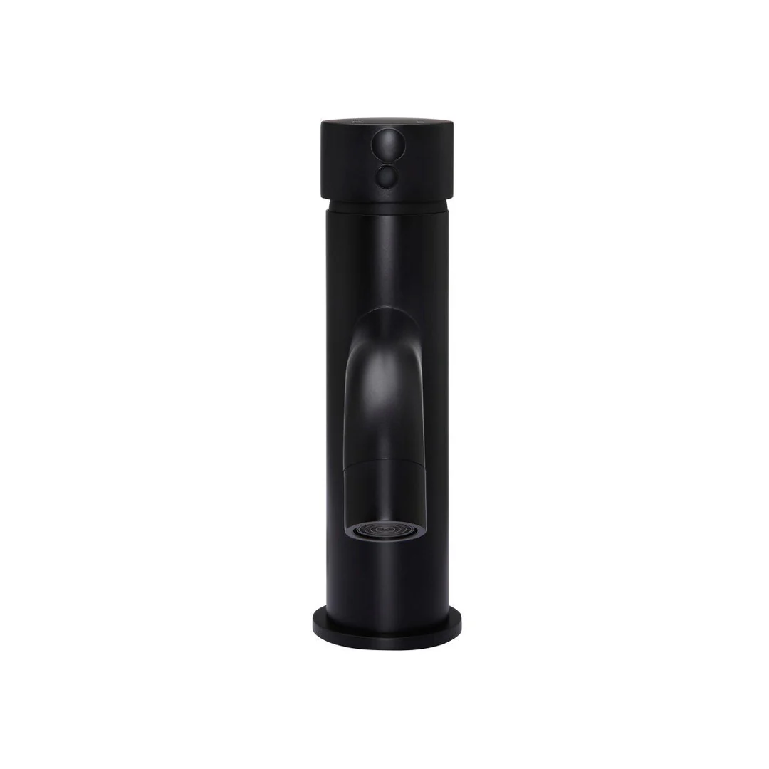 Meir Round Basin Mixer Curved Matte Black - Image 5