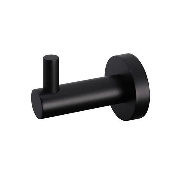 Meir Round Robe Hook Matte Black - Image 4