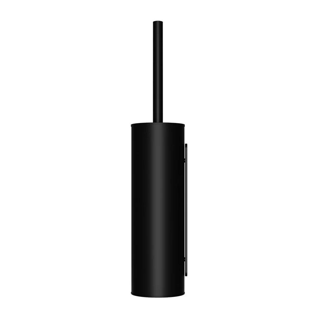 Meir Round Toilet Brush And Holder Matte Black - Image 2