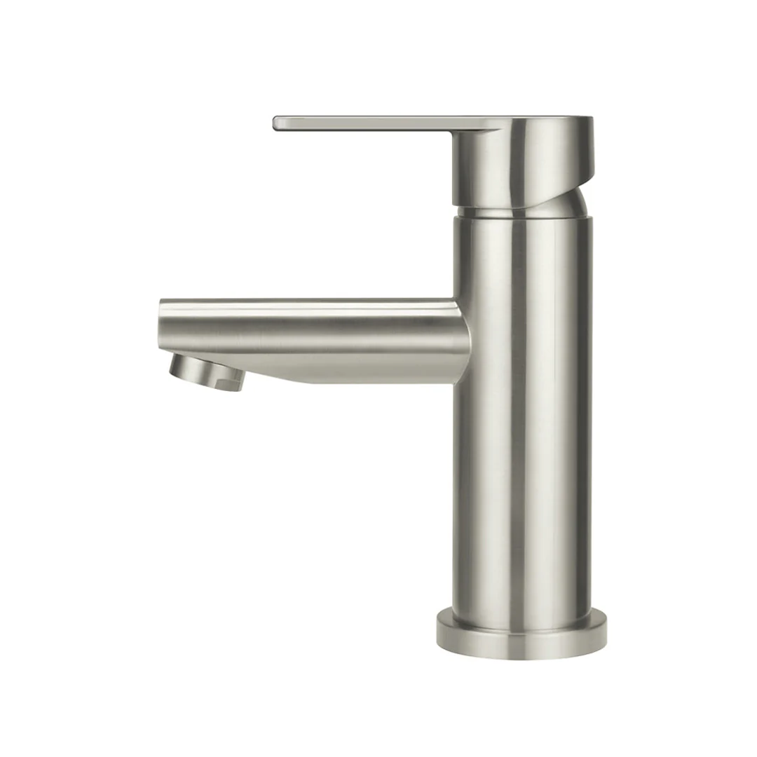 Meir Round Paddle Basin Mixer Brushed Nickel - Image 3