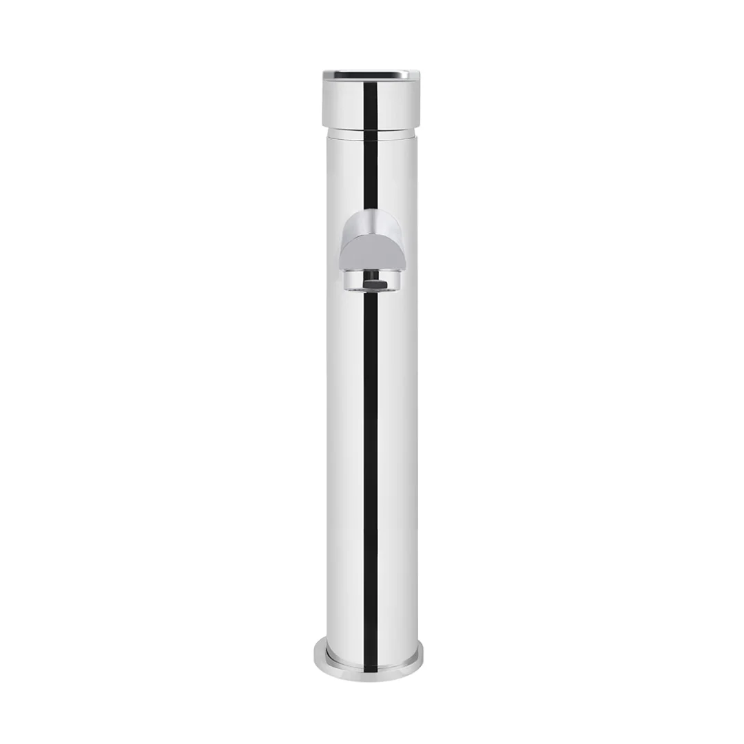 Meir Round Paddle Tall Basin Mixer Polished Chrome - Image 4