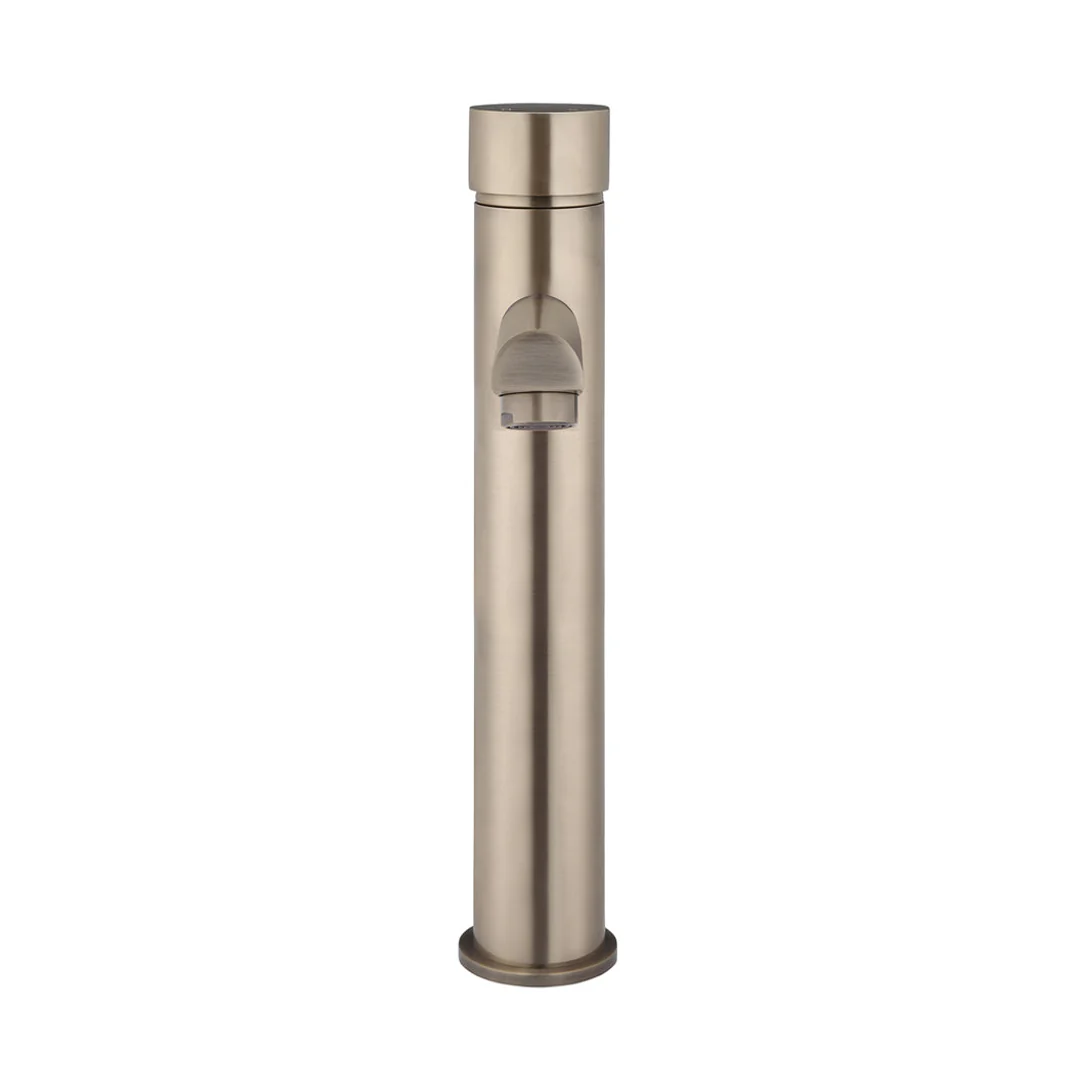 Meir Round Pinless Tall Basin Mixer Champagne - Image 4