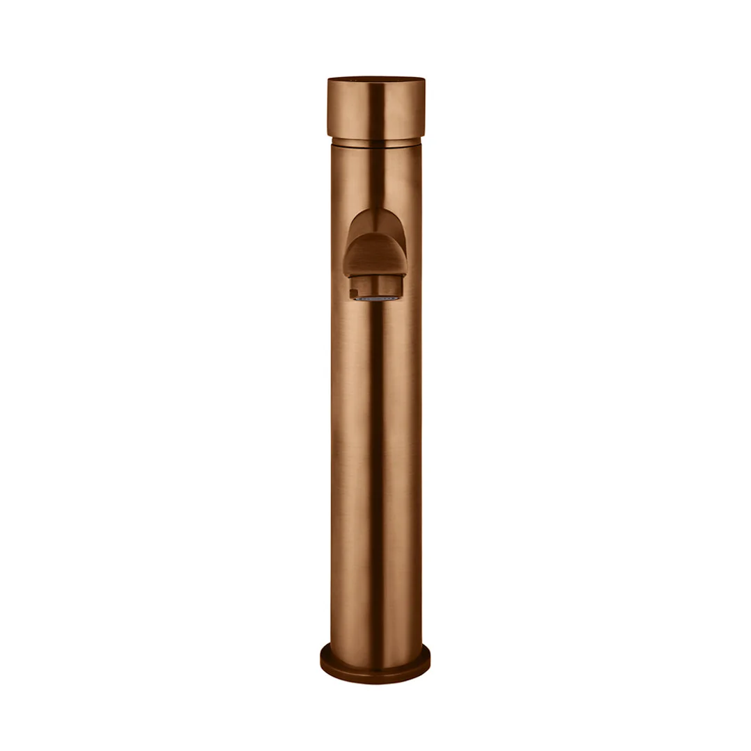 Meir Round Pinless Tall Basin Mixer Lustre Bronze - Image 4