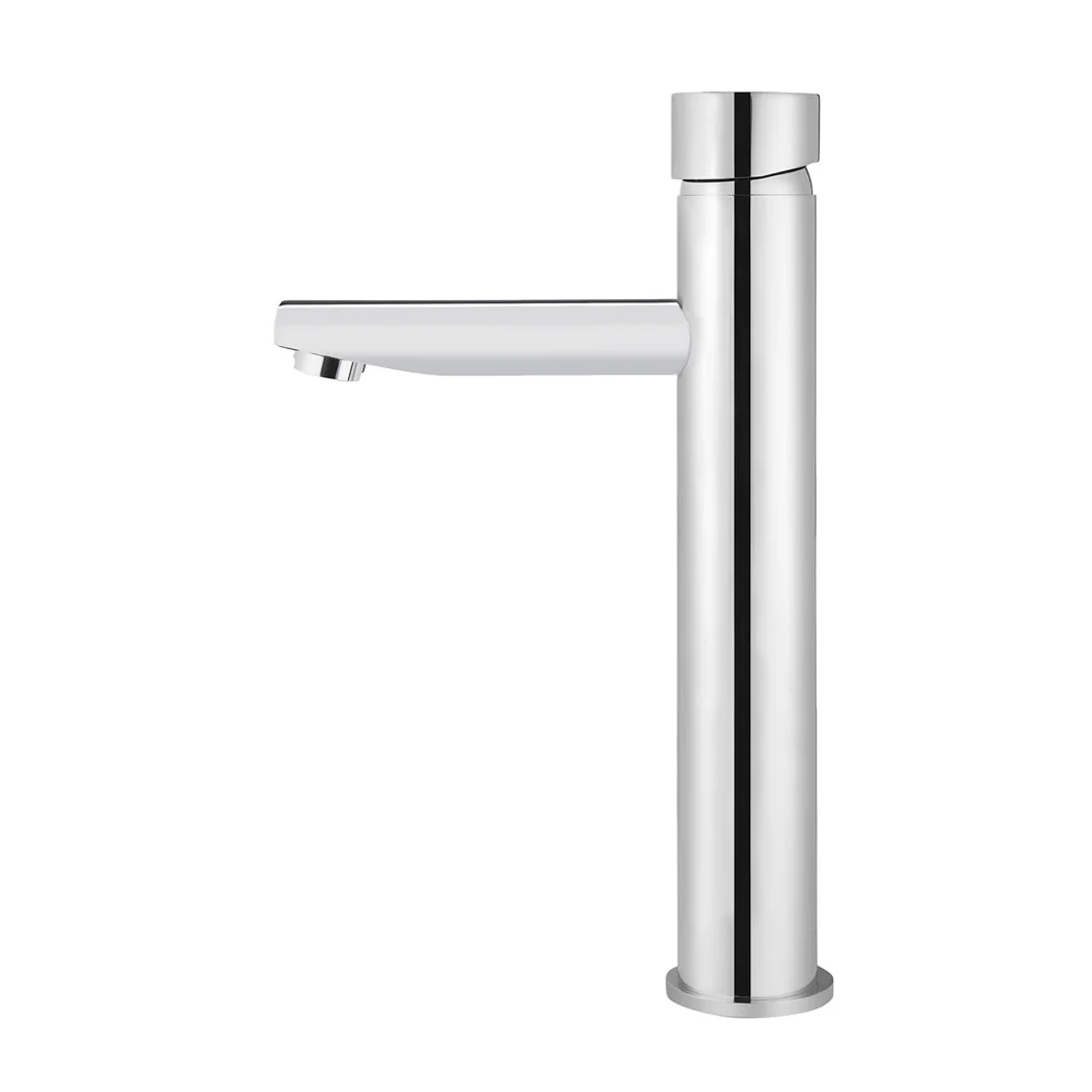 Meir Round Pinless Tall Basin Mixer Polished Chrome - Image 3