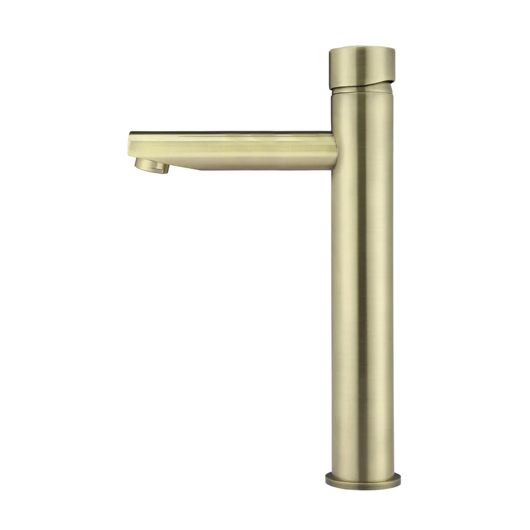 Meir Round Pinless Tall Basin Mixer Tiger Bronze - Image 3