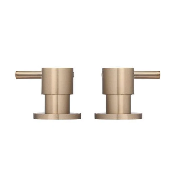 Meir Round Quarter Turn Wall Top Assemblies Champagne - Image 10