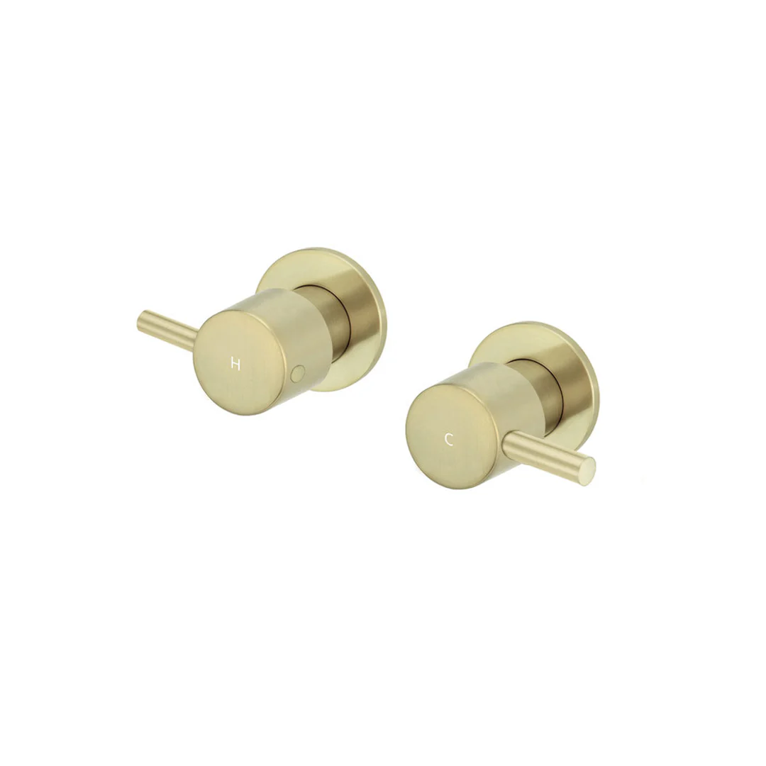 Meir Round Quarter Turn Wall Top Assemblies Tiger Bronze - Image 4