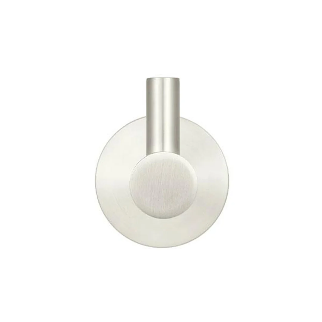Meir Round Robe Hook Brushed Nickel - Image 3