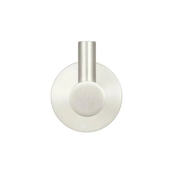 Meir Round Robe Hook Brushed Nickel - Image 5