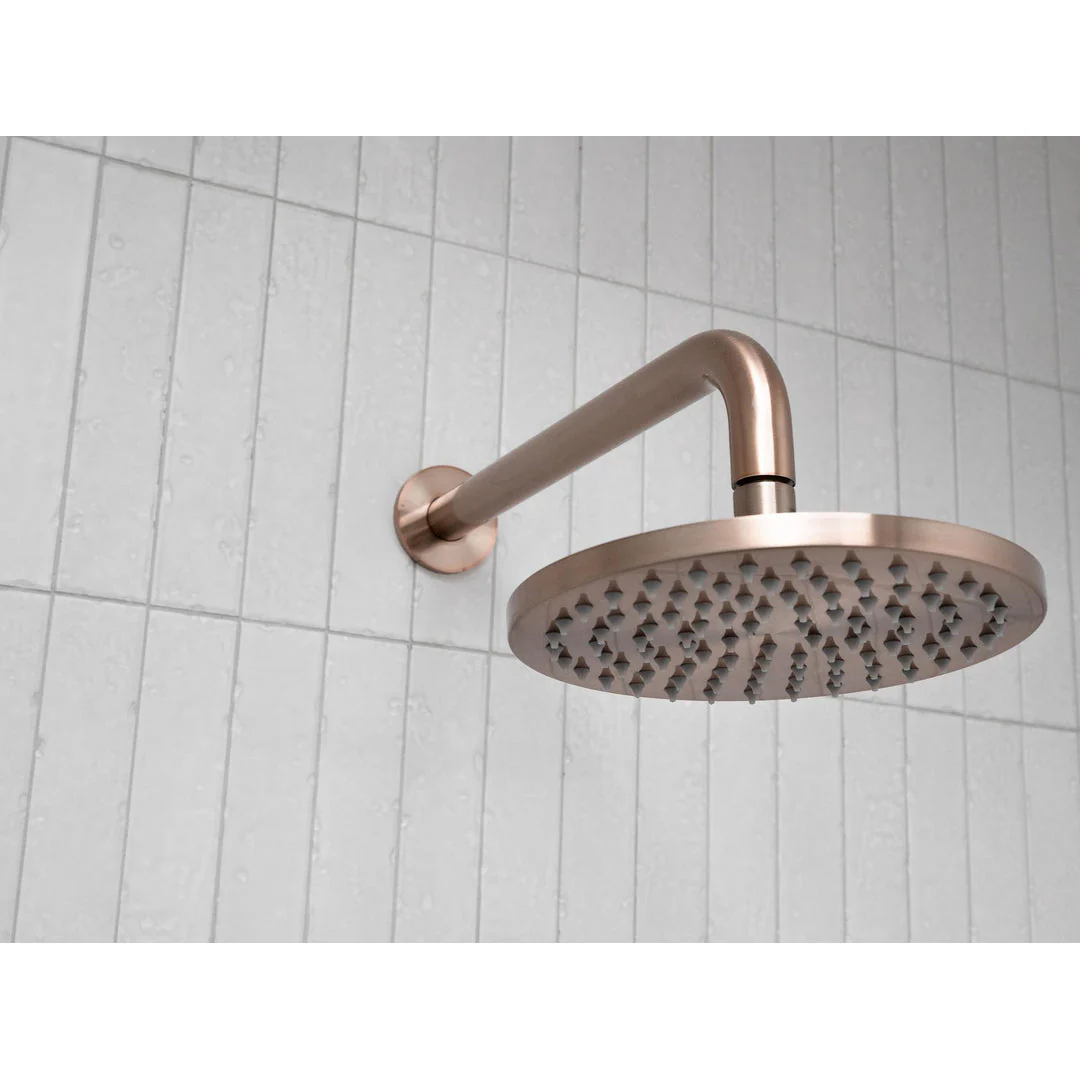 Meir Round Shower Rose 200Mm Champagne - Image 4