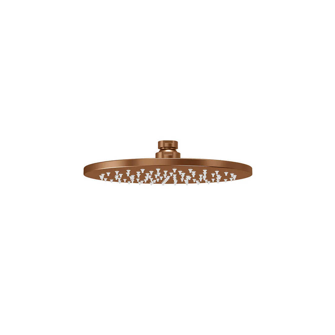 Meir Round Shower Rose 200Mm Lustre Bronze