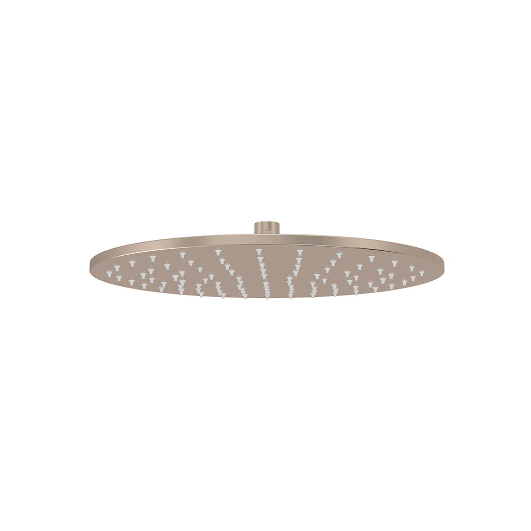 Meir Round Shower Rose 300Mm Champagne