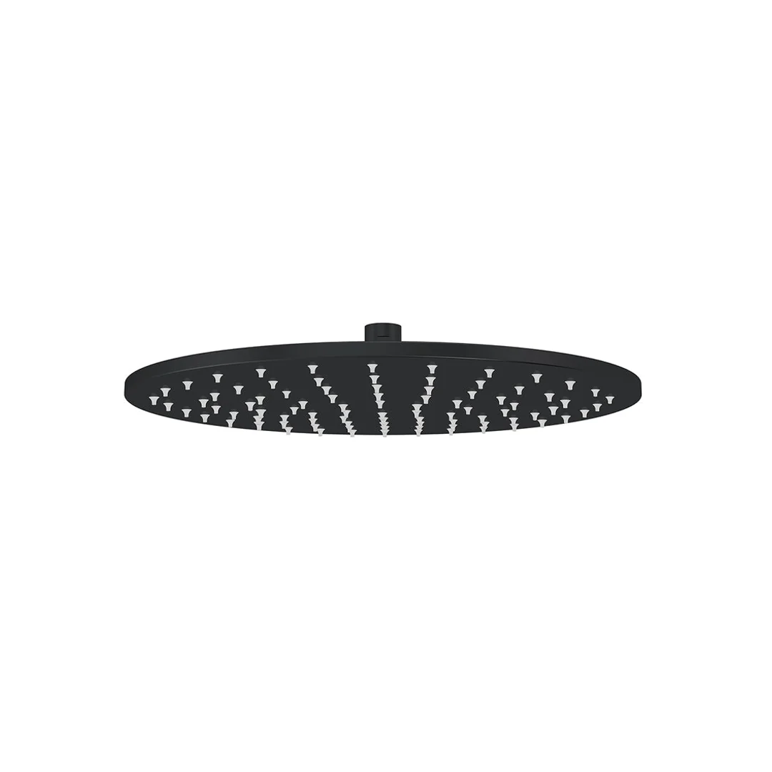 Meir Round Shower Rose 300Mm Matte Black