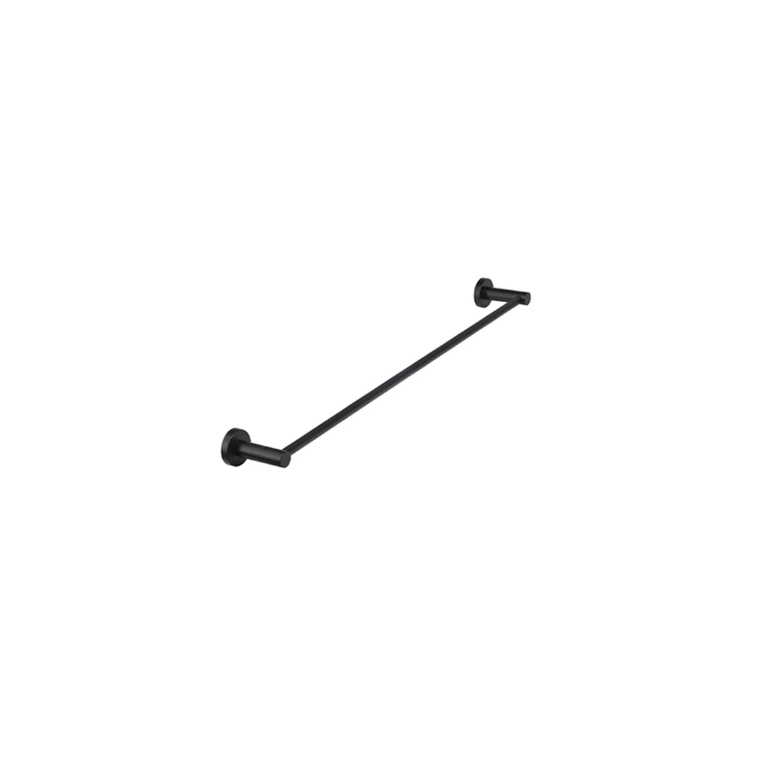 Meir Round Single Towel Rail 600Mm Matte Black - Image 2