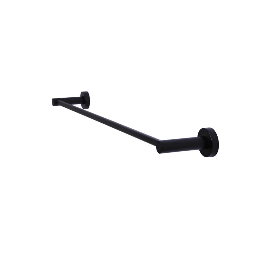 Meir Round Single Towel Rail 600Mm Matte Black - Image 5